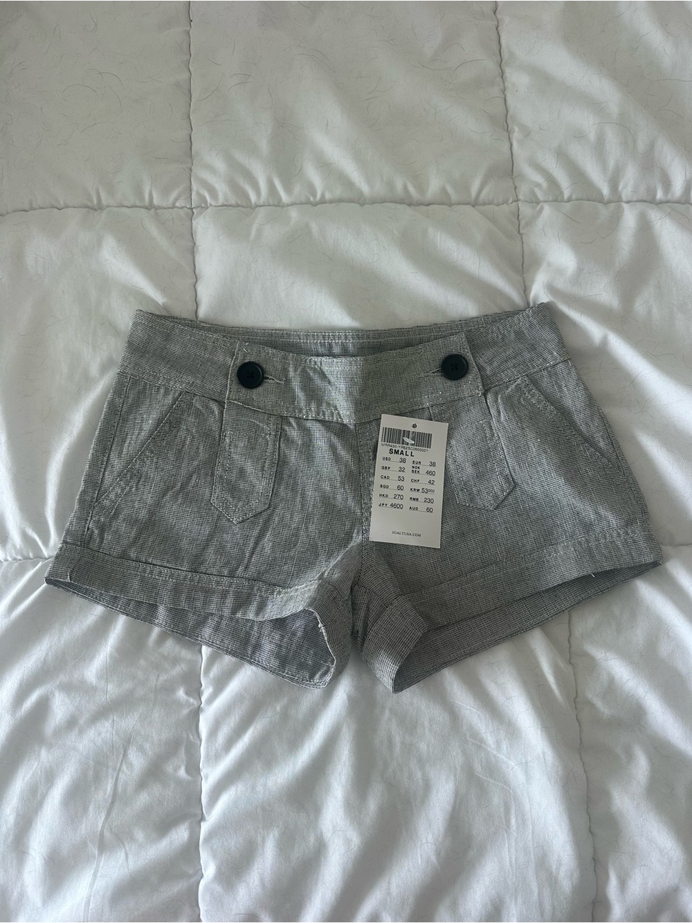 NWT Brandy Melville Linen & Cotton Mini Shorts